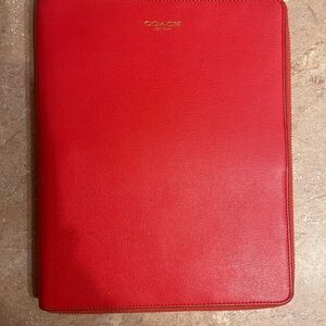 Coach Red Zip Tablet Case